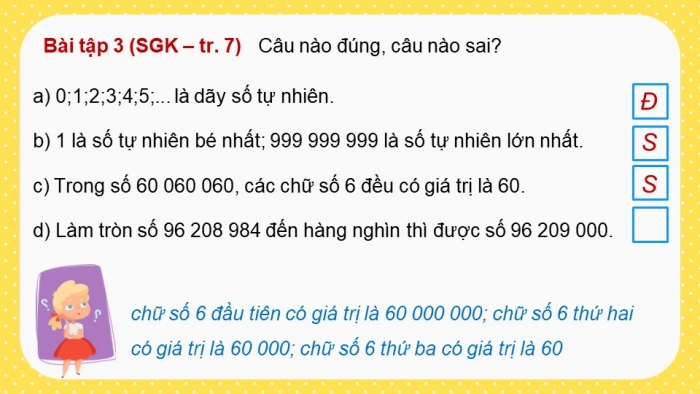 Giáo án điện tử Toán 5 chân trời Bài 1: Ôn tập số tự nhiên và các phép tính