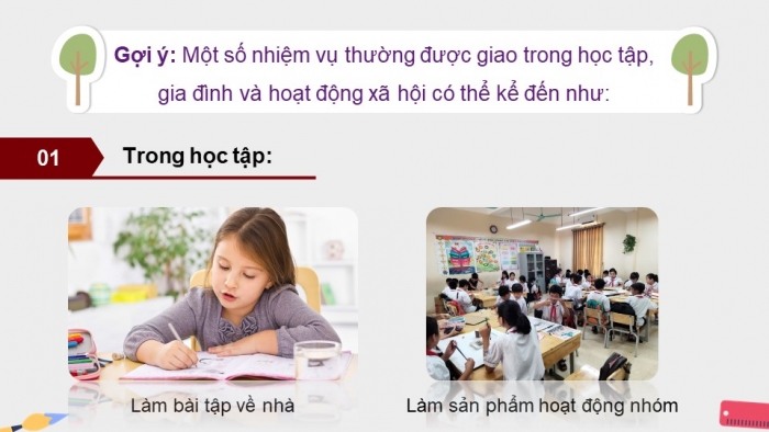 Giáo án điện tử Hoạt động trải nghiệm 9 chân trời bản 2 Chủ đề 2 Tuần 7