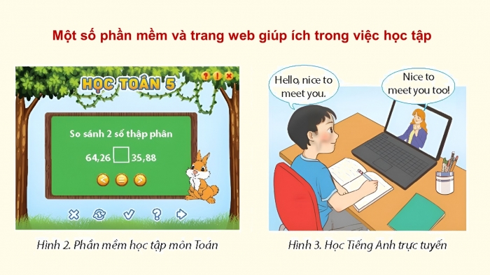 Giáo án điện tử Tin học 5 chân trời Bài 1: Máy tính có thể giúp em làm những việc gì?