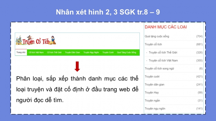 Giáo án điện tử Tin học 5 chân trời Bài 2: Tìm thông tin trên website