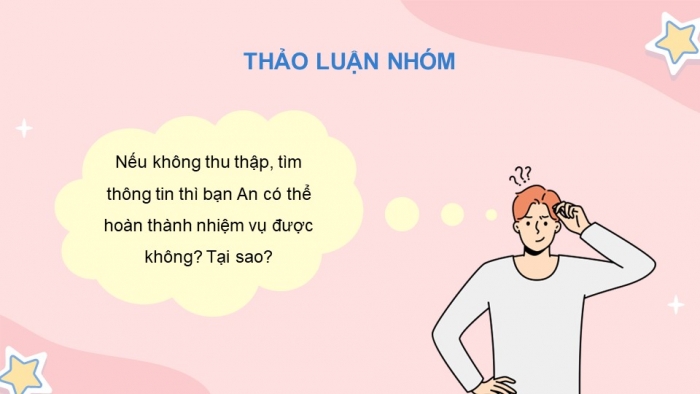 Giáo án điện tử Tin học 5 chân trời Bài 3: Thông tin trong giải quyết vấn đề