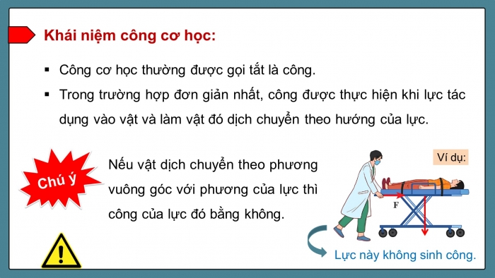 Giáo án điện tử KHTN 9 cánh diều - Phân môn Vật lí Bài 1: Công và công suất