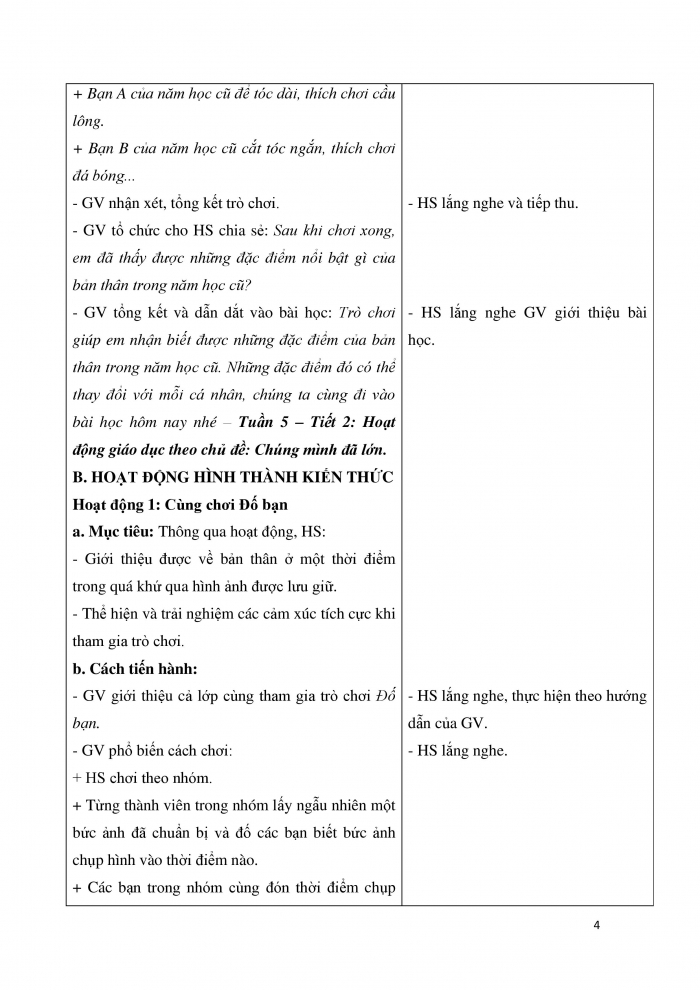 Giáo án và PPT Hoạt động trải nghiệm 5 cánh diều Chủ đề 2: Hành trình khôn lớn