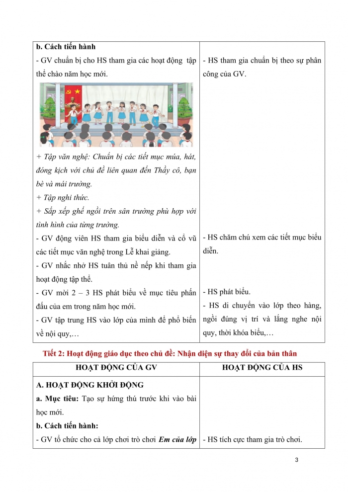 Giáo án và PPT Hoạt động trải nghiệm 5 chân trời bản 2 Chủ đề 1: Khám phá sự thay đổi của bản thân