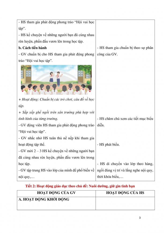 Giáo án và PPT Hoạt động trải nghiệm 5 chân trời bản 2 Chủ đề 3: Giữ gìn tình bạn, tình thầy trò - Tuần 8