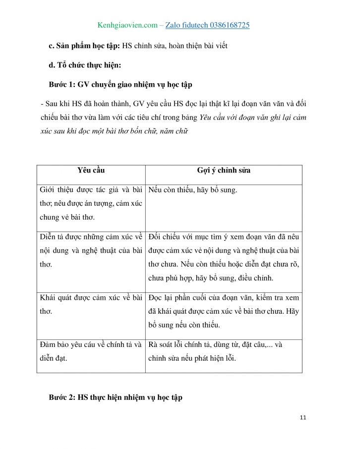 Giáo án và PPT Ngữ văn 7 kết nối Bài 2: Viết đoạn văn ghi lại cảm xúc sau khi đọc một bài thơ bốn chữ hoặc năm chữ