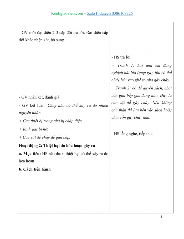 Giáo án và PPT Tự nhiên và Xã hội 3 chân trời Bài 3: Phòng tránh hoả hoạn khi ở nhà