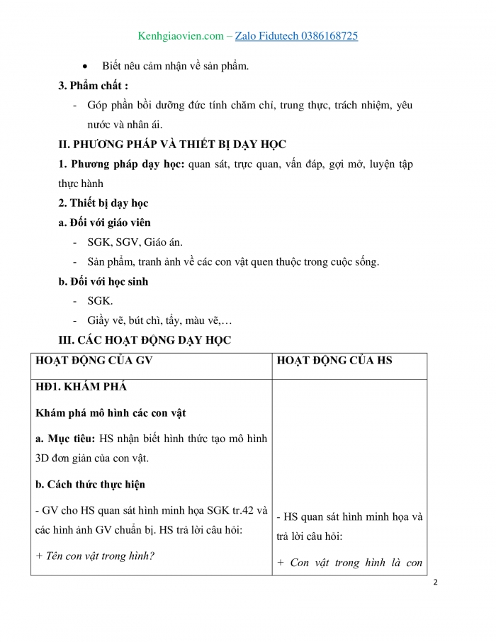 Giáo án và PPT Mĩ thuật 3 chân trời bản 1 Bài 2: Con vật ngộ nghĩnh