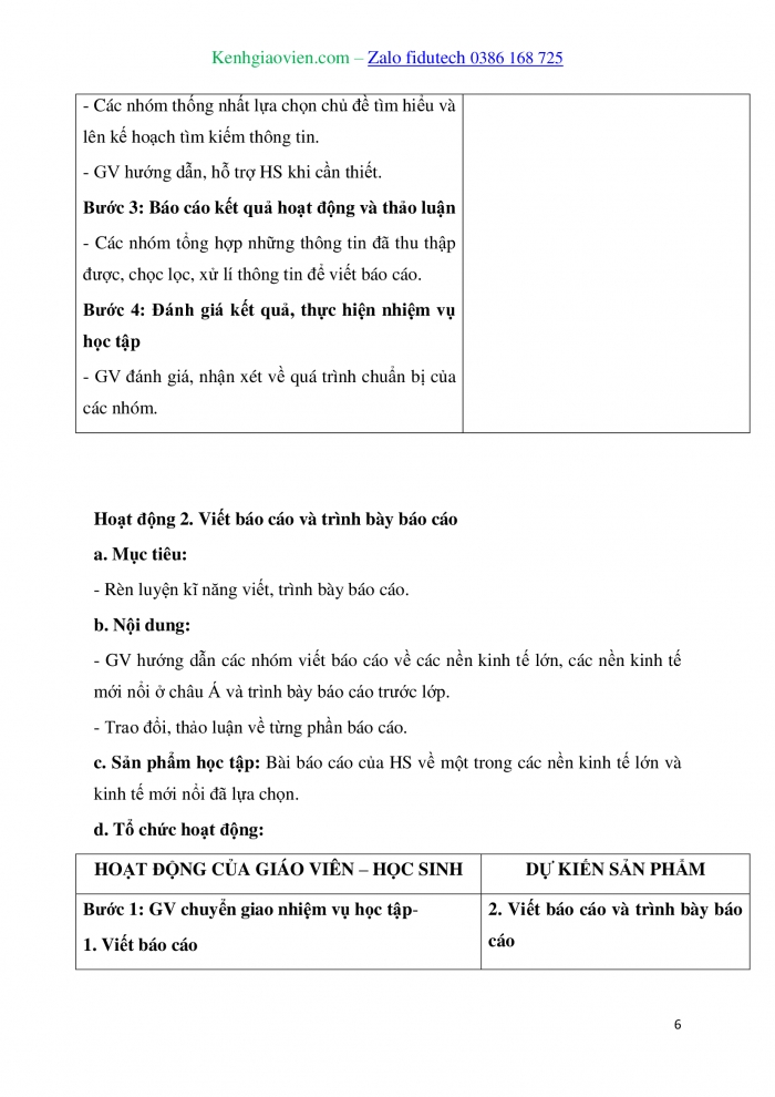 Giáo án và PPT Địa lí 7 kết nối Bài 8: Thực hành Tìm hiểu về các nền kinh tế lớn và kinh tế mới nổi của châu Á