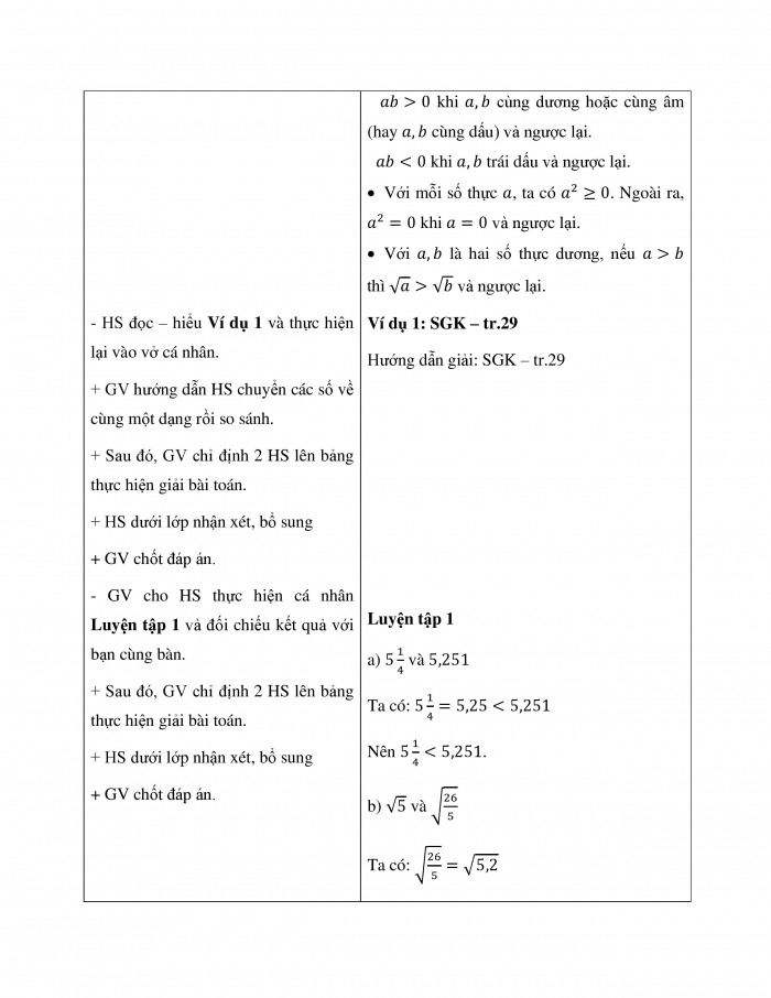 Giáo án và PPT Toán 9 cánh diều bài 1: Bất đẳng thức