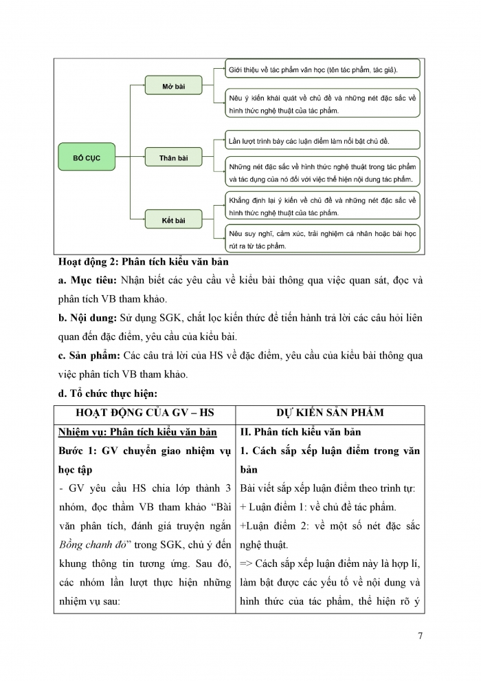 Giáo án và PPT Ngữ văn 9 chân trời bài 2: Viết bài văn nghị luận phân tích một tác phẩm văn học