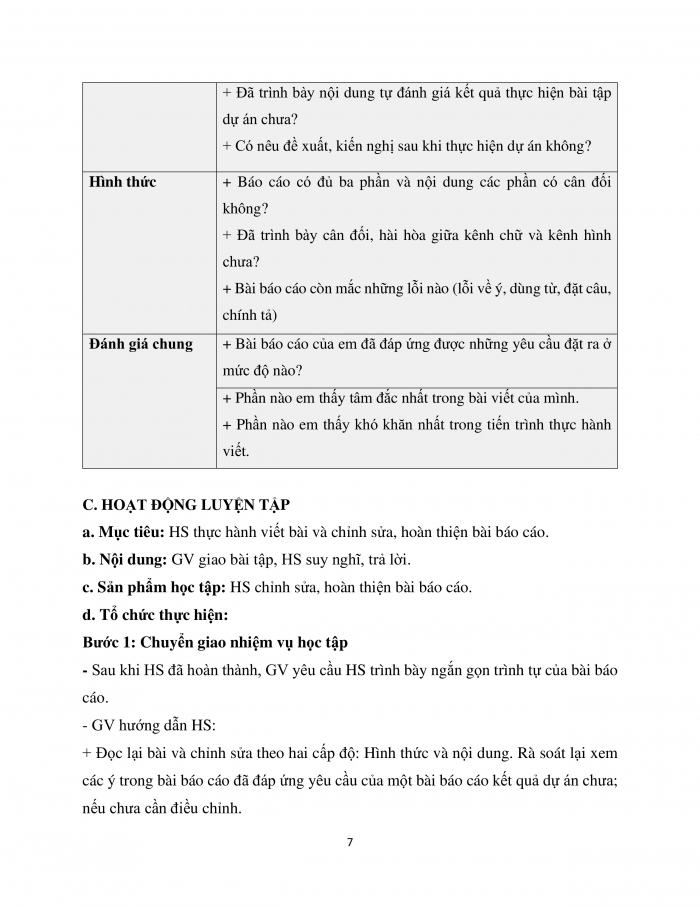 Giáo án và PPT Ngữ văn 12 cánh diều bài 2: Viết báo cáo kết quả của bài tập dự án