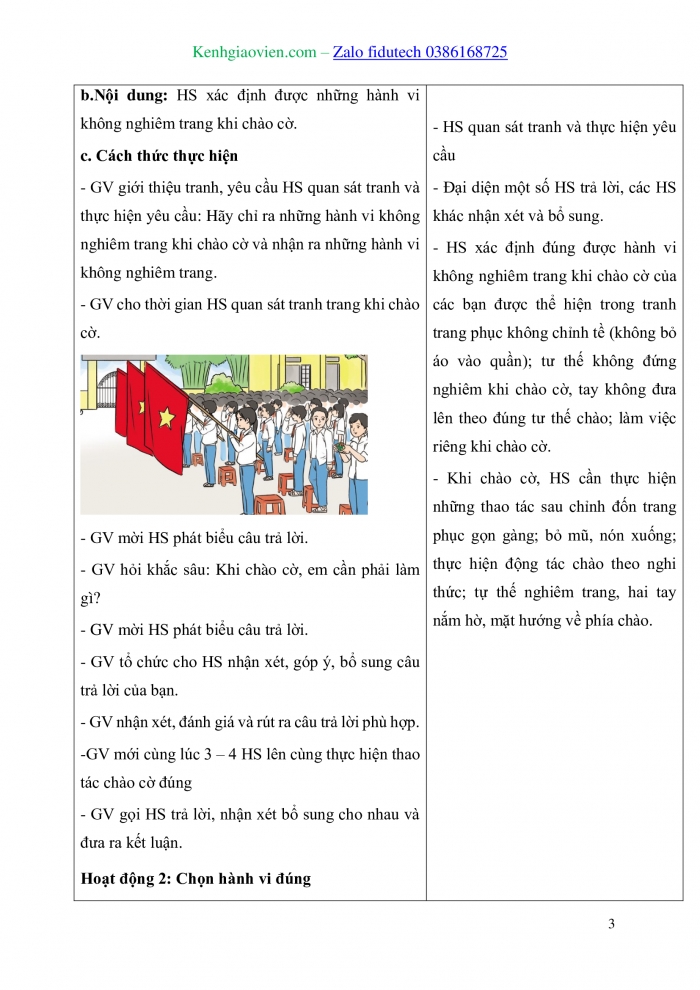 Giáo án và PPT Đạo đức 3 cánh diều Bài 2: Em yêu Tổ quốc Việt Nam