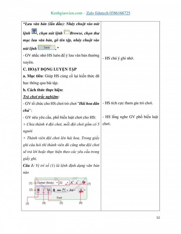 Giáo án và PPT Tin học 4 chân trời Bài 7: Soạn thảo văn bản tiếng Việt