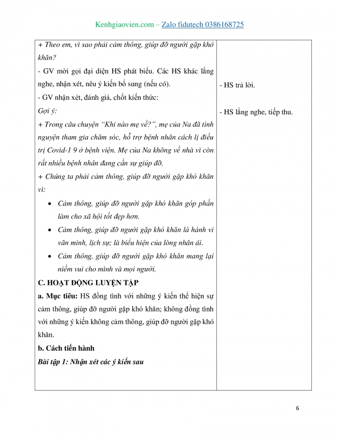 Giáo án và PPT Đạo đức 4 chân trời Bài 3: Em cảm thông, giúp đỡ người gặp khó khăn