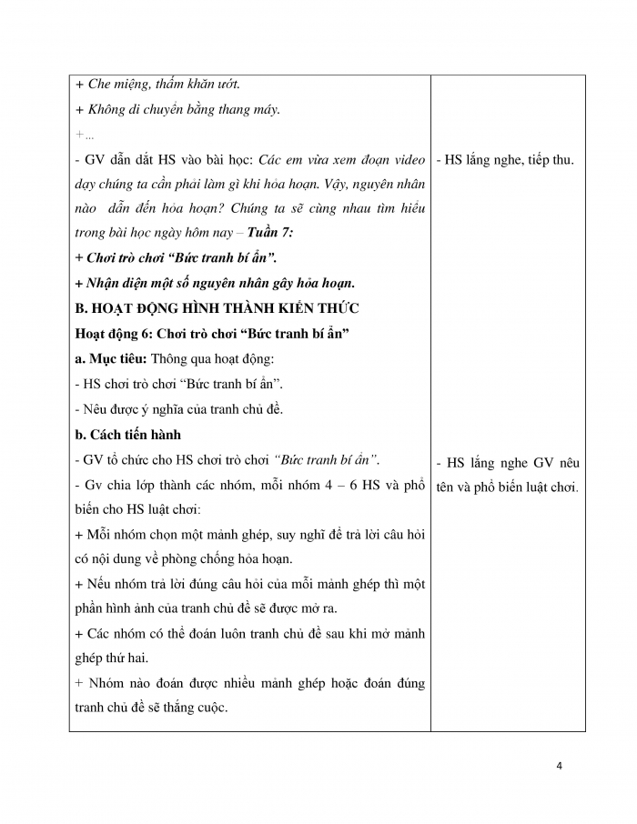 Giáo án và PPT Hoạt động trải nghiệm 5 chân trời bản 1 Chủ đề 2: An toàn cho em An toàn cho mọi người - Tuần 7