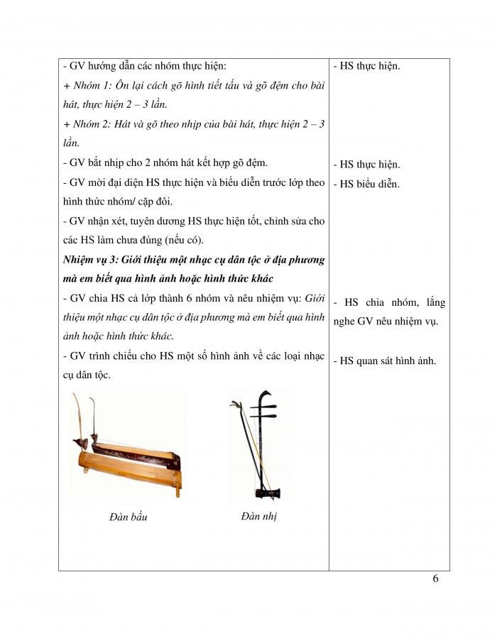 Giáo án và PPT Âm nhạc 5 kết nối Tiết 8: Tổ chức hoạt động Vận dụng – Sáng tạo