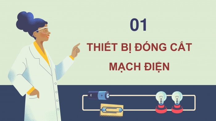 Giáo án điện tử Công nghệ 9 Lắp đặt mạng điện trong nhà Chân trời Chủ đề 1: Thiết bị đóng cắt và lấy điện trong gia đình