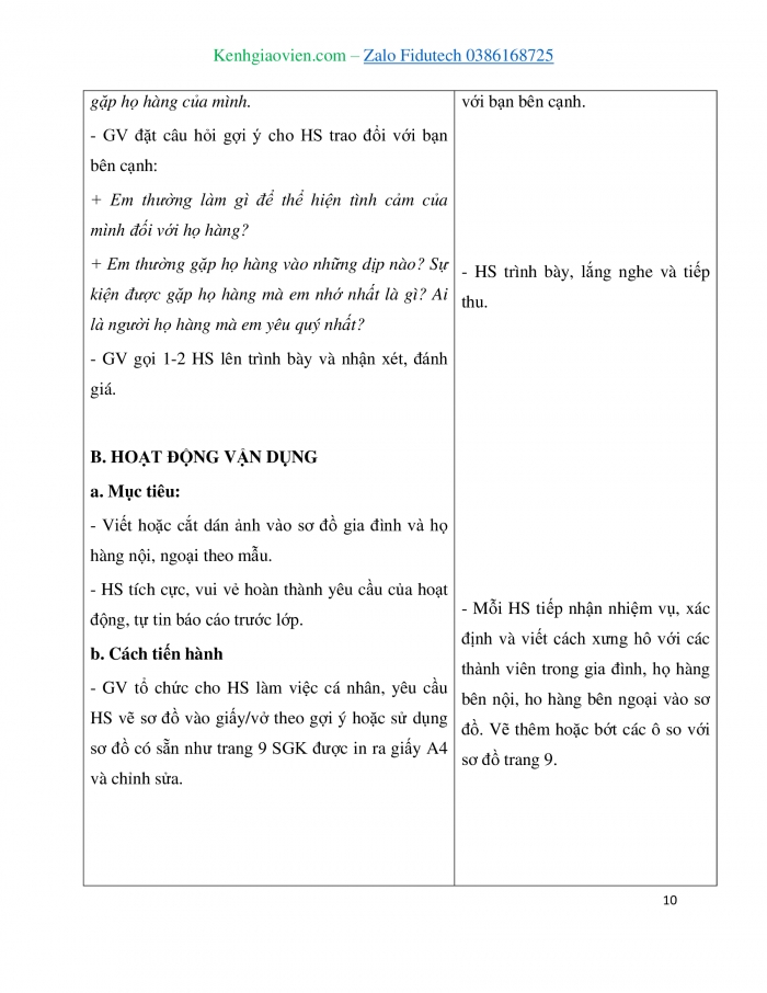 Giáo án và PPT Tự nhiên và Xã hội 3 kết nối Bài 1: Họ hàng và những ngày kỉ niệm của gia đình