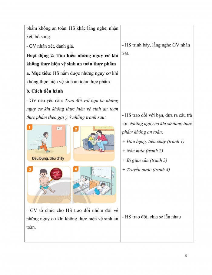 Giáo án và PPT Hoạt động trải nghiệm 3 chân trời Chủ đề 2: An toàn trong cuộc sống - Tuần 5