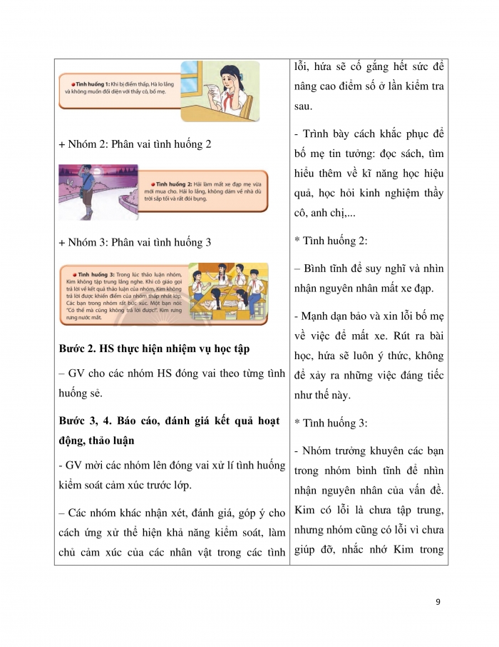 Giáo án và PPT Hoạt động trải nghiệm 7 chân trời bản 2 Chủ đề 2: Rèn luyện kĩ năng kiểm soát cảm xúc và tự bảo vệ