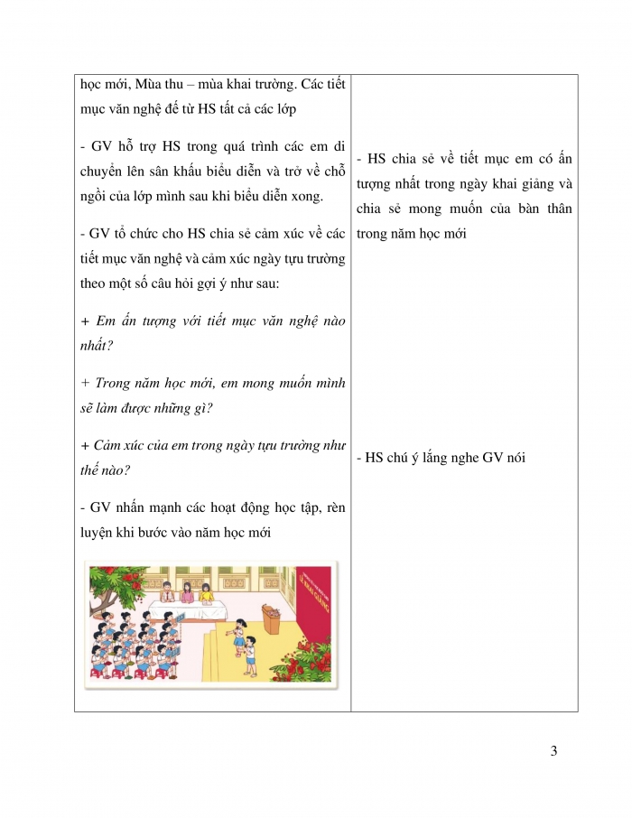 Giáo án và PPT Hoạt động trải nghiệm 3 cánh diều Chủ đề 1: Trường học mến yêu - Tuần 1