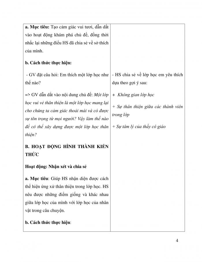 Giáo án và PPT Hoạt động trải nghiệm 3 cánh diều Chủ đề 1: Trường học mến yêu - Tuần 3