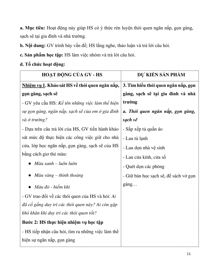 Giáo án và PPT Hoạt động trải nghiệm 7 chân trời bản 1 Chủ đề 1: Rèn luyện thói quen