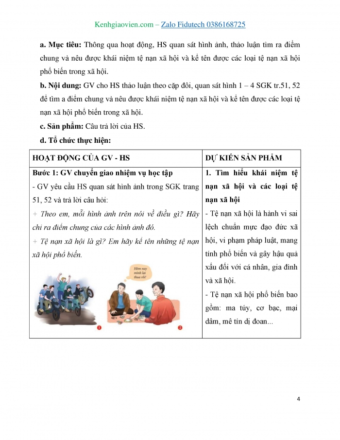 Giáo án và PPT Công dân 7 cánh diều Bài 10: Tệ nạn xã hội