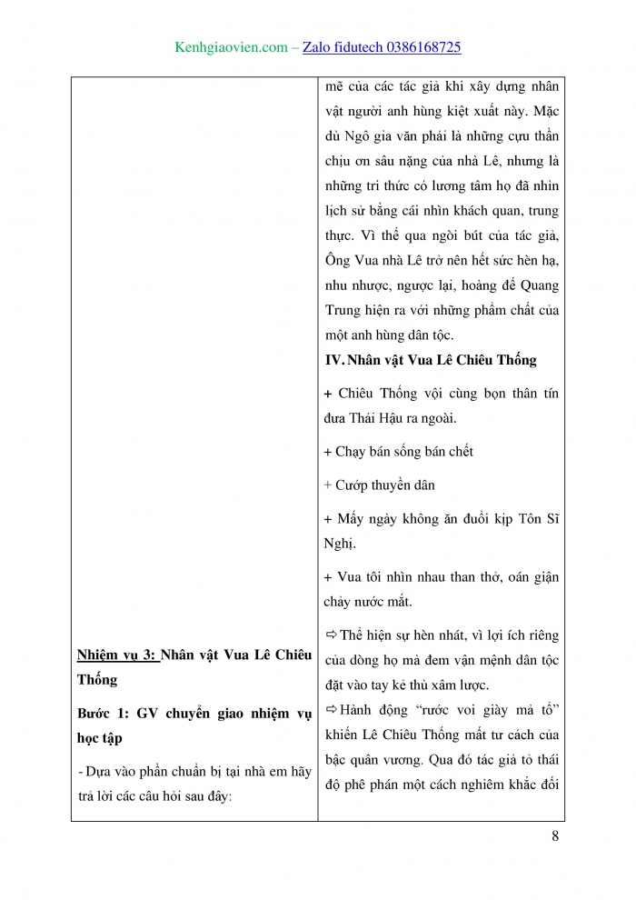 Giáo án và PPT Ngữ văn 8 kết nối Bài 1: Quang Trung đại phá quân Thanh (trích Hoàng Lê nhất thống chí, Ngô gia văn phái)