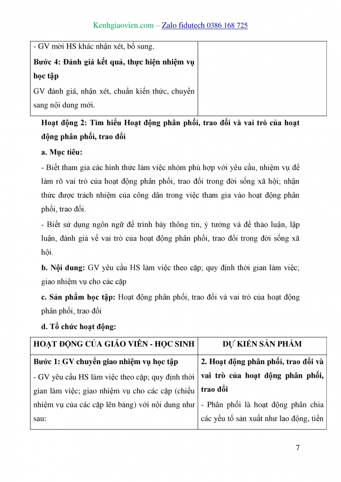 Giáo án và PPT Kinh tế pháp luật 10 cánh diều Bài 1: Các hoạt động kinh tế trong đời sống xã hội