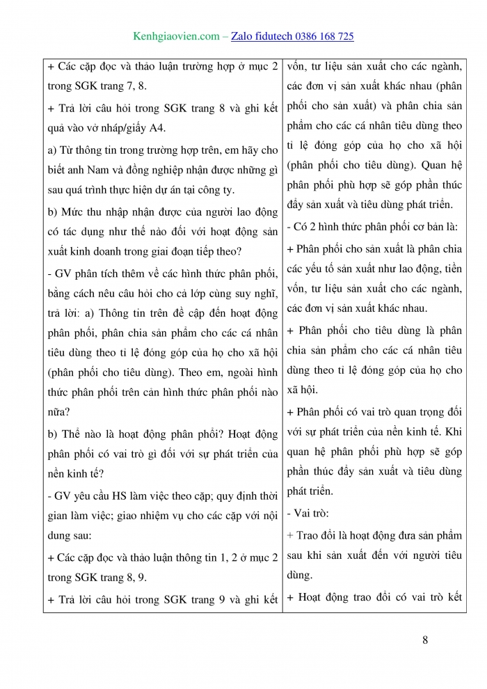 Giáo án và PPT Kinh tế pháp luật 10 cánh diều Bài 1: Các hoạt động kinh tế trong đời sống xã hội