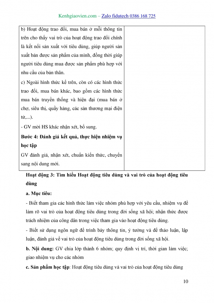 Giáo án và PPT Kinh tế pháp luật 10 cánh diều Bài 1: Các hoạt động kinh tế trong đời sống xã hội