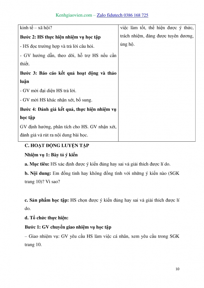 Giáo án và PPT Kinh tế pháp luật 10 chân trời Bài 1: Nền kinh tế và các hoạt động của nền kinh tế