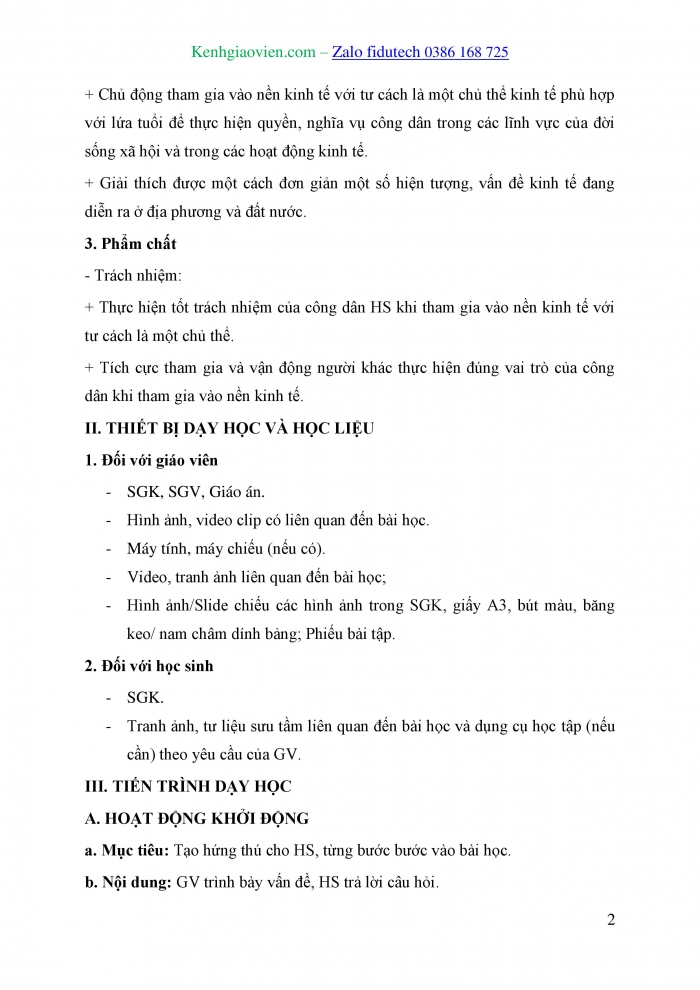 Giáo án và PPT Kinh tế pháp luật 10 cánh diều Bài 2: Các chủ thể của nền kinh tế