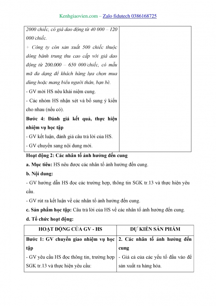 Giáo án và PPT Kinh tế pháp luật 11 chân trời Bài 2: Cung - cầu trong kinh tế thị trường