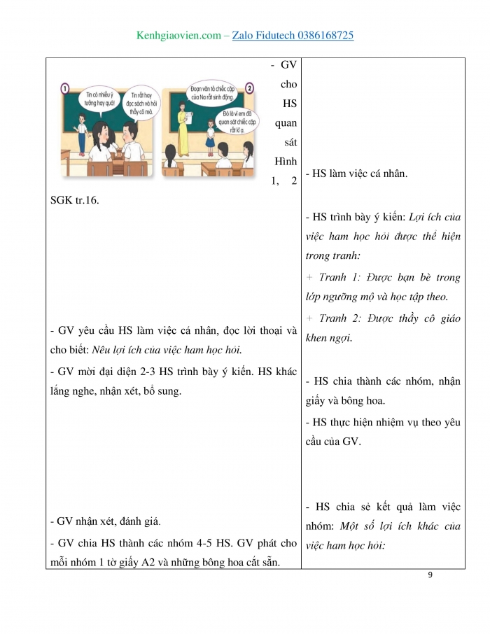 Giáo án và PPT Đạo đức 3 chân trời Bài 3: Em ham học hỏi