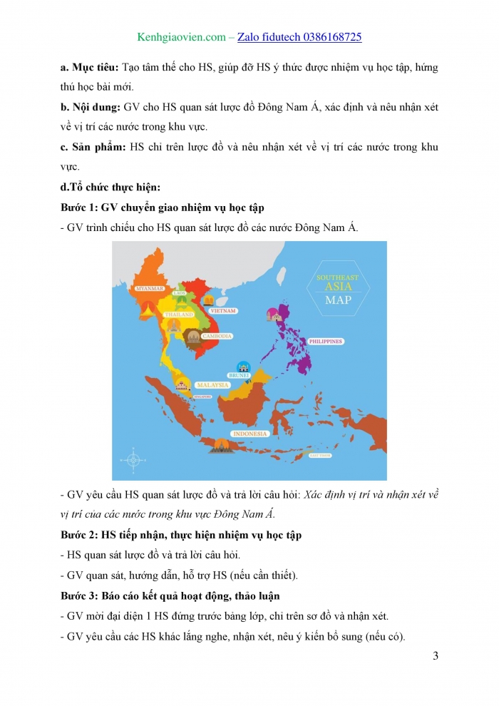 Giáo án và PPT Lịch sử 8 chân trời Bài 3: Tình hình Đông Nam Á từ nửa sau thế kỉ XVI đến thế kỉ XIX