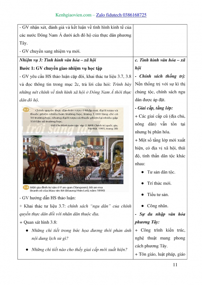 Giáo án và PPT Lịch sử 8 chân trời Bài 3: Tình hình Đông Nam Á từ nửa sau thế kỉ XVI đến thế kỉ XIX