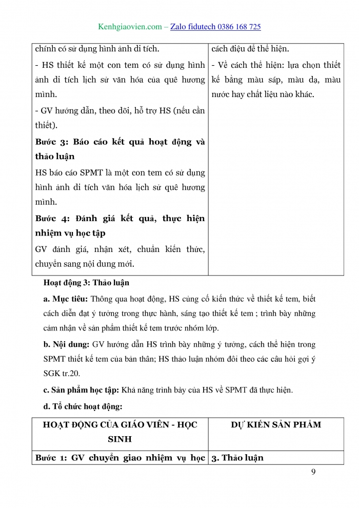 Giáo án và PPT Mĩ thuật 7 kết nối Bài 4: Hình ảnh di tích trong thiết kế tem bưu chính