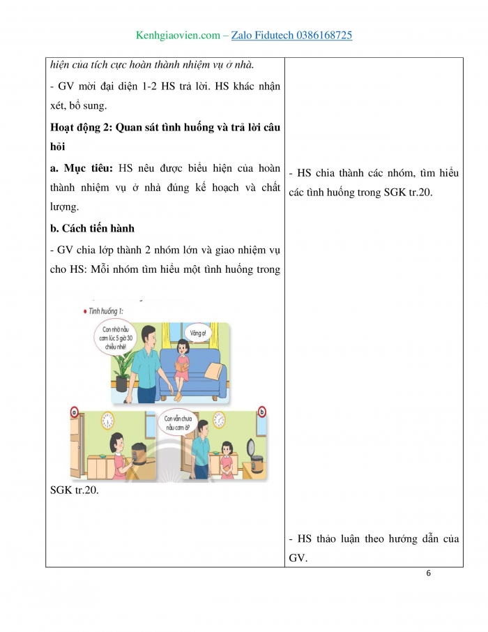 Giáo án và PPT Đạo đức 3 chân trời Bài 4: Tích cực hoàn thành nhiệm vụ ở nhà