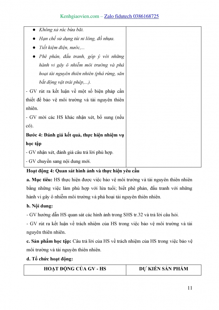 Giáo án và PPT Công dân 8 chân trời Bài 5: Bảo vệ môi trường và tài nguyên thiên nhiên