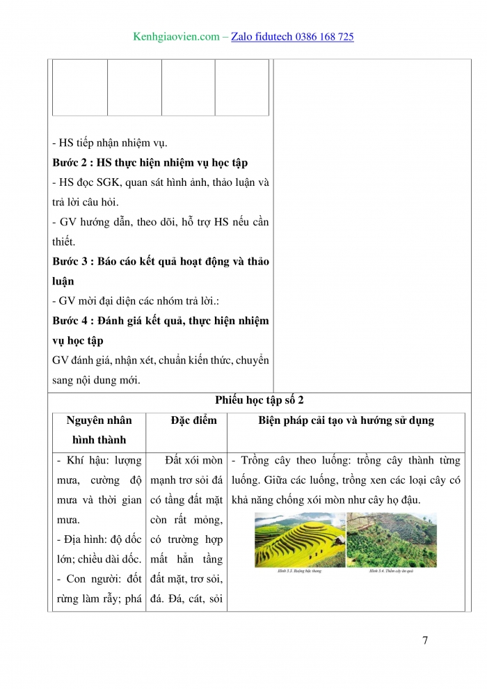 Giáo án và PPT Công nghệ trồng trọt 10 cánh diều Bài 5: Biện pháp cải tạo, sử dụng và bảo vệ đất trồng