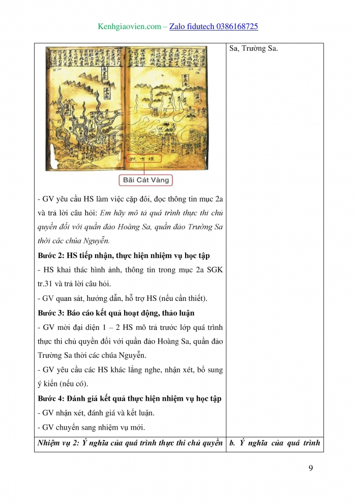 Giáo án và PPT Lịch sử 8 chân trời Bài 5: Quá trình khai phá vùng đất phía Nam từ thế kỉ XVI đến thế kỉ XVIII