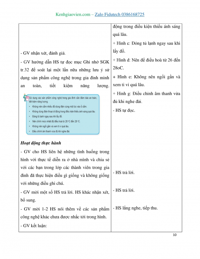 Giáo án và PPT Công nghệ 3 kết nối Bài 6: An toàn với môi trường công nghệ trong gia đình