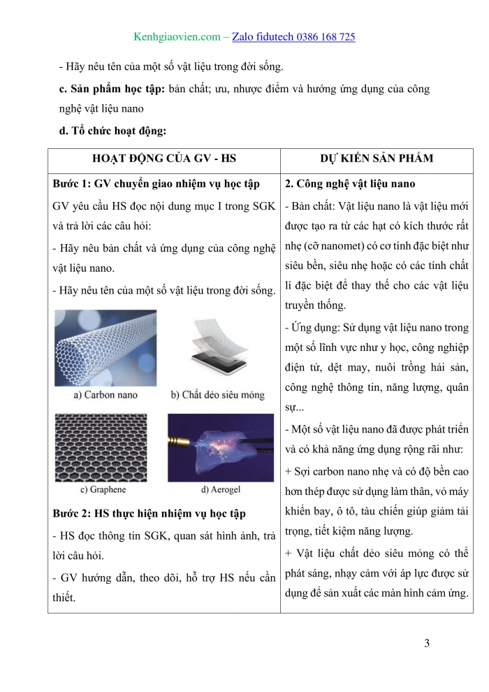 Giáo án và PPT Thiết kế và Công nghệ 10 cánh diều Bài 6: Ứng dụng của một số công nghệ mới