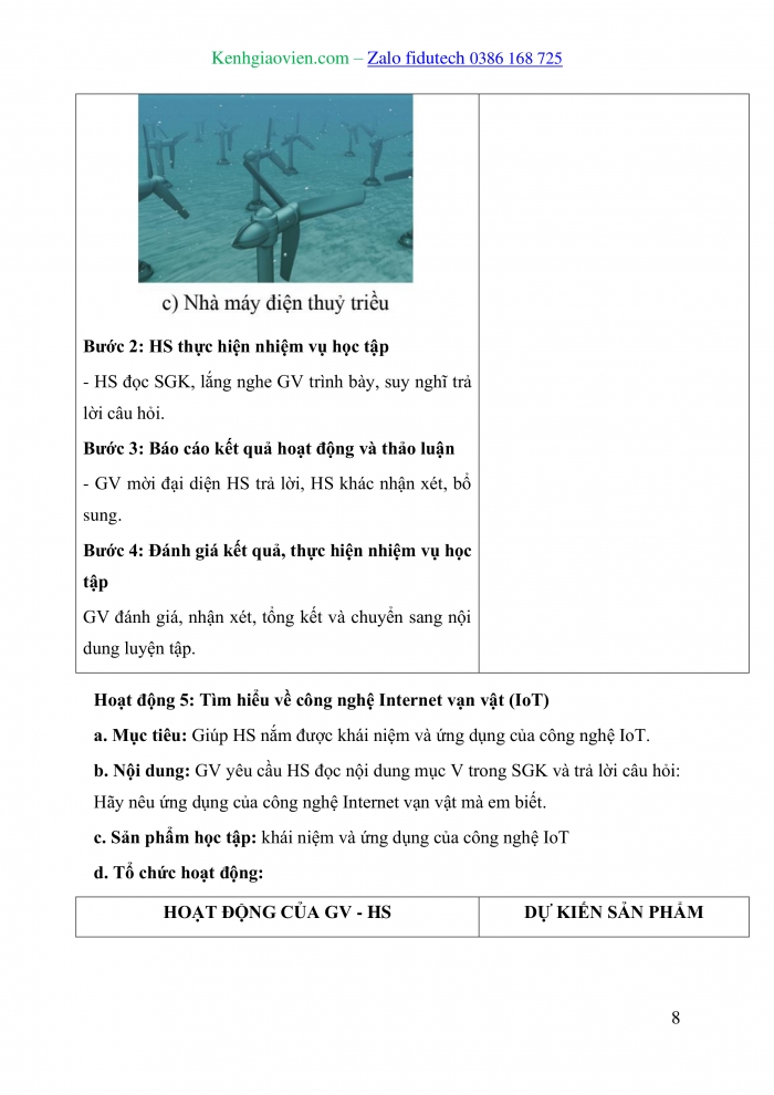 Giáo án và PPT Thiết kế và Công nghệ 10 cánh diều Bài 6: Ứng dụng của một số công nghệ mới