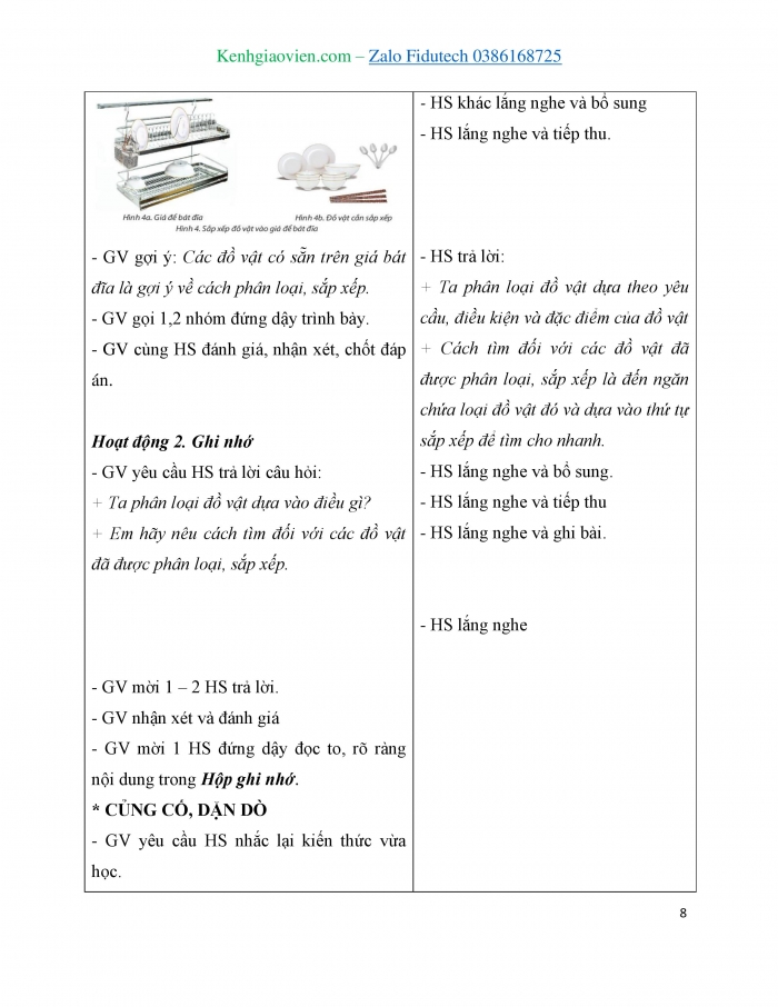 Giáo án và PPT Tin học 3 chân trời Bài 7: Sắp xếp để dễ tìm