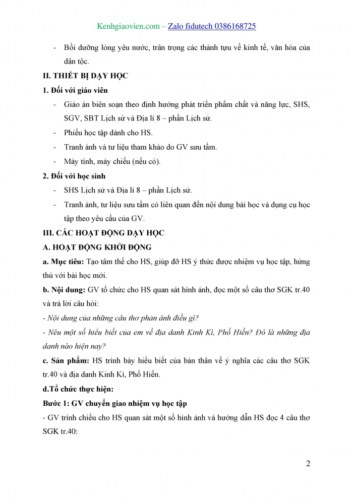 Giáo án và PPT Lịch sử 8 kết nối Bài 9: Tình hình kinh tế, văn hoá, tôn giáo trong các thế kỉ XVI – XVIII