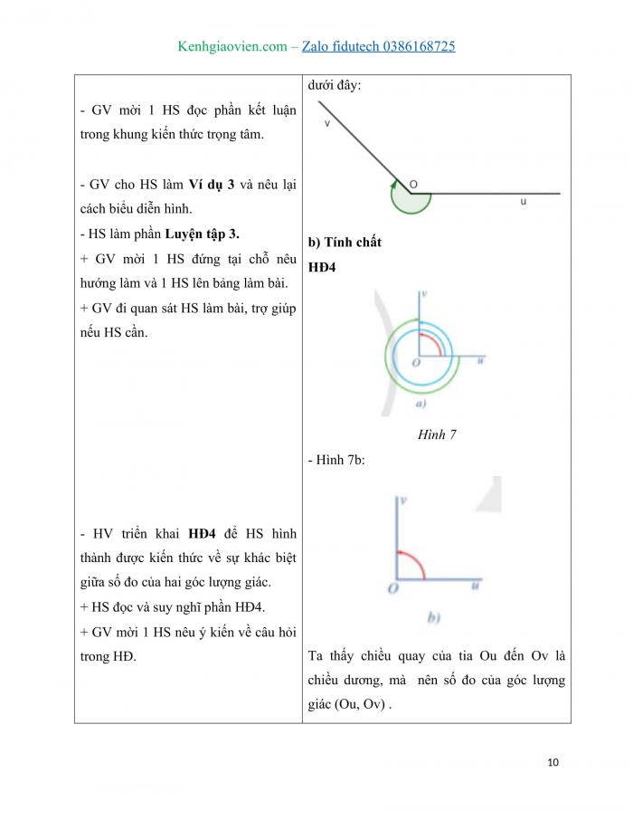 Giáo án và PPT Toán 11 cánh diều Bài 1: Góc lượng giác. Giá trị lượng giác của góc lượng giác